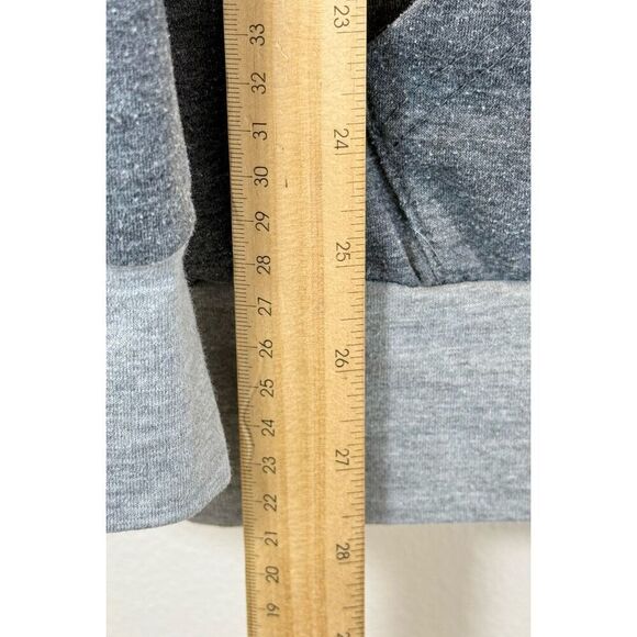 Ampersand Avenue Light Gray Double Hoodie Layered Women's Small - Picture 9 of 11